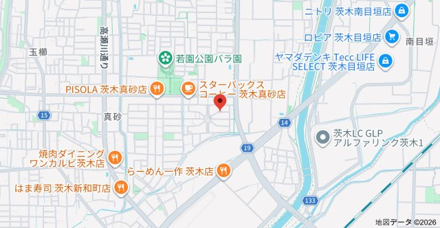 メゾンソレイユ　Ａの地図