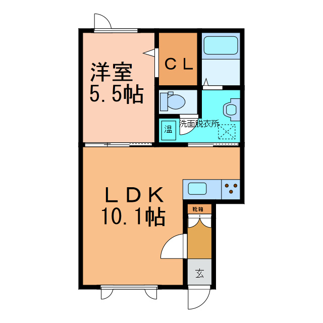 アルファーメゾンⅡの間取り