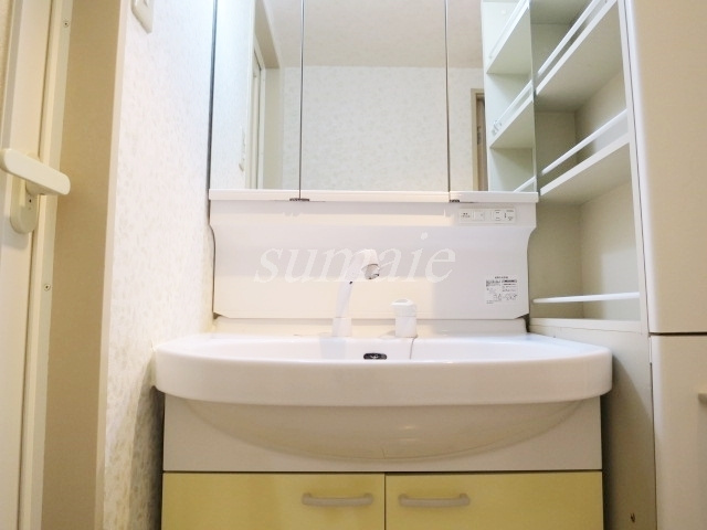 プレステージュ・ミネギシの洗面所|嬉しい独立洗面台です☆