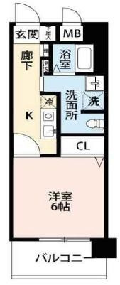 ドミール春日野道Nの間取り