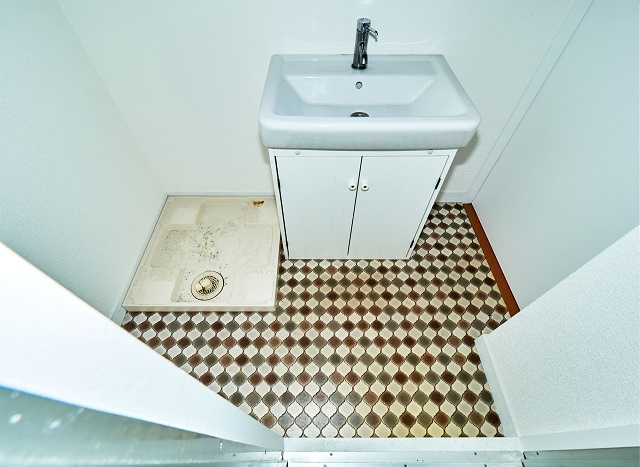 大沢マンションの洗面所