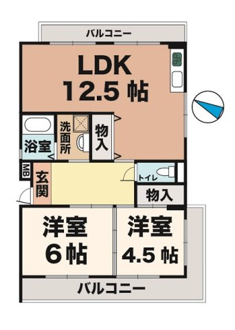 大沢マンションの間取り