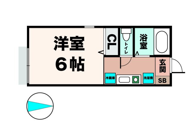 キャンパス本多聞の間取り