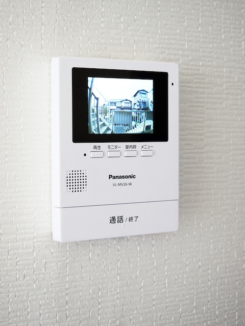 キャンパス本多聞のセキュリティ|カラーモニター付インターホン
