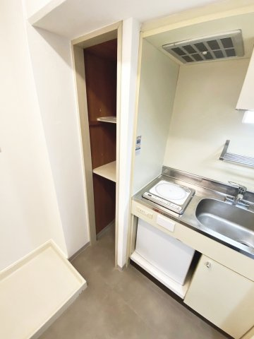宝塚市湯本町の賃貸マンションのキッチン|使いやすいキッチンです