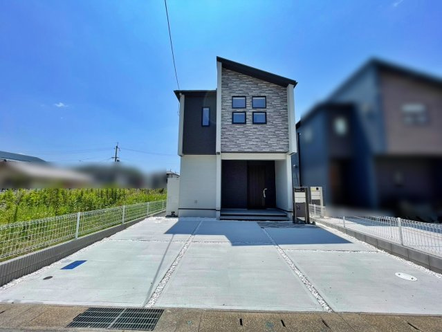 新築戸建　ブルーミングガーデン園部町横田1号2期の外観|7/24現地写真