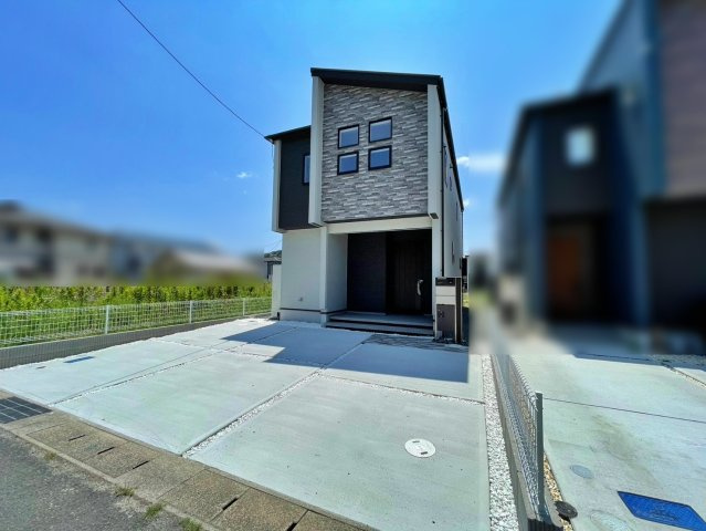新築戸建　ブルーミングガーデン園部町横田1号2期の外観|7/24現地写真