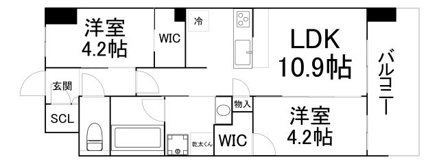 【間取り】 | スプランディッド城東関目