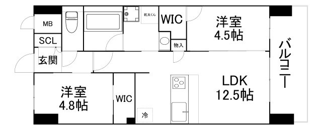 【間取り】 | スプランディッド城東関目