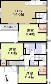 刈谷市大正町戸建賃貸B棟　　刈谷市の賃貸ならクラスホーム刈谷店の間取り