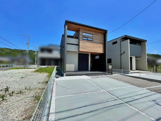 新築戸建　ブルーミングガーデン園部町横田1号2期の外観|7/24現地写真