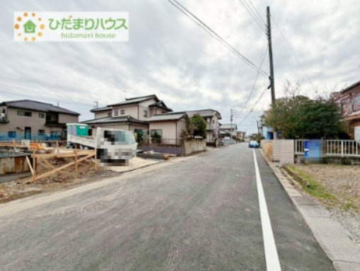 【前面道路含む現地写真】 | 龍ケ崎市姫宮町01期　新築戸建　2号棟 | 3/19撮影