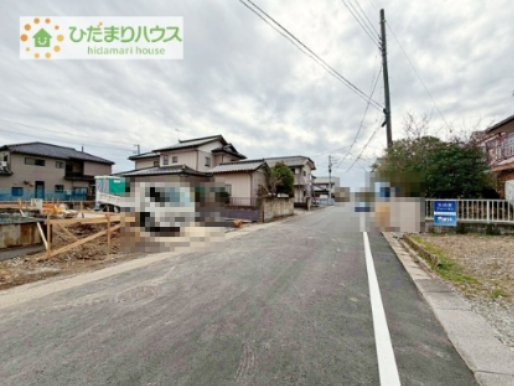 【前面道路含む現地写真】 | 龍ケ崎市姫宮町01期　新築戸建　3号棟 | 3月19日撮影