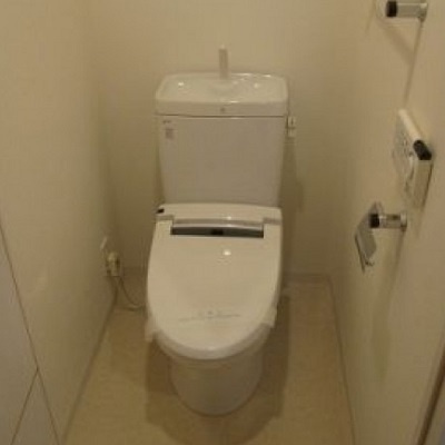 新宿区弁天町の賃貸マンションのトイレ