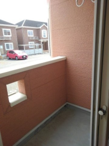 ポート・レーゼ　Ａのバルコニー|開放的で明るい空間を演出してくれるバルコニーです