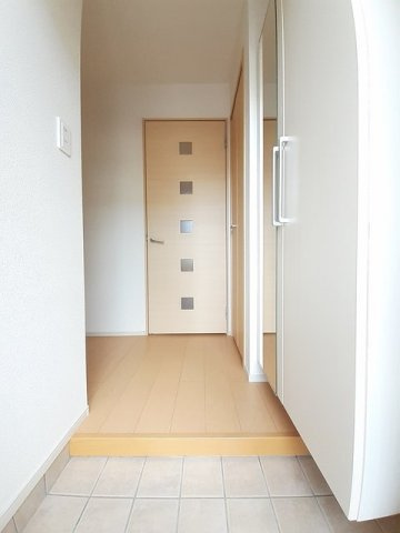 ルピナスＢの玄関|毎日通る玄関はこちらです