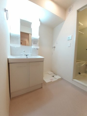 グレイス　Ｂの洗面所|スペースが確保できる洗面所です