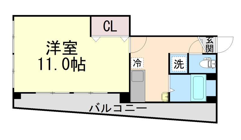 辰巳マンションの間取り