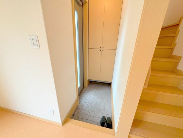 グリーンメゾン山本の玄関|ゆったりとした玄関です