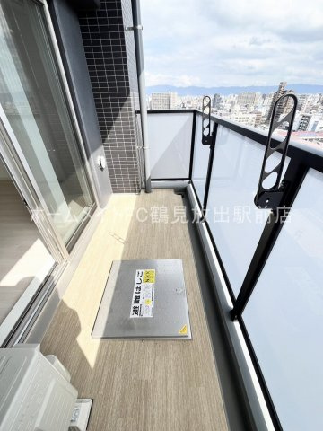 大阪市城東区東中浜２丁目の賃貸マンションのバルコニー
