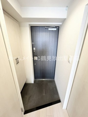 大阪市城東区東中浜２丁目の賃貸マンションの玄関
