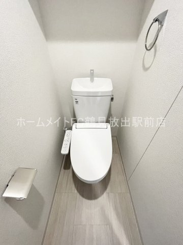 大阪市城東区東中浜２丁目の賃貸マンションのトイレ