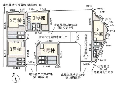 【区画図】 | Livele Garden.S鴻巣市松原3期　新築住宅