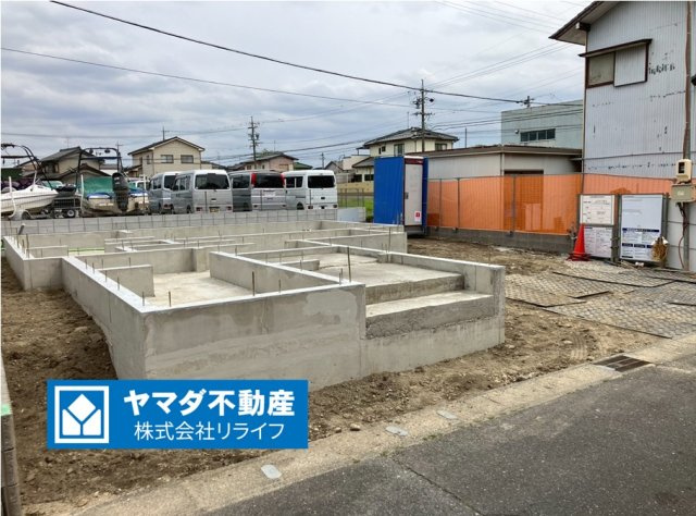 ブルーミングガーデン　一宮市浅井町河田桜の里　全1区画分譲の外観|「現地（2026年4月9日）撮影」　
■外観写真　
■ヤマダ不動産　株式会社リライフ　