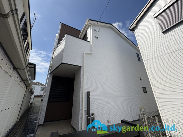 茅ヶ崎市松が丘2丁目　新築戸建　全3棟1号棟の外観|落ち着いた雰囲気の外観です