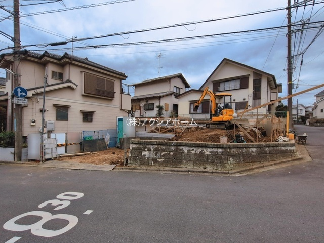 所沢市小手指南1丁目・全1棟　新築一戸建　～北西角地～の前面道路含む現地写真|現地写真（2026年3月19日撮影）