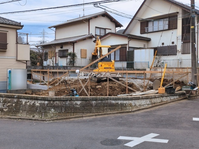 所沢市小手指南1丁目・全1棟　新築一戸建　～北西角地～の外観|現地写真（2026年3月19日撮影）