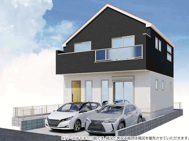 新築/新座市栄２丁目の外観パース