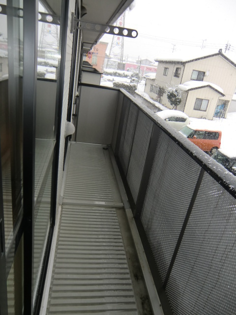 アンソレーユのバルコニー