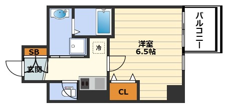 コンフォリア・リヴ南森町Ⅱの間取り