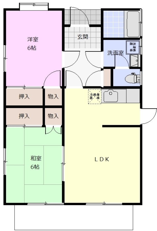 植木野町一戸建ての間取り