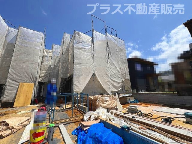 【外観】 | 福岡市東区若宮4丁目4期　2号棟（全4棟）【仲介手数料無料・0円】 | 建築中の物件は、お近くのモデルハウスも一緒にご覧頂けます。