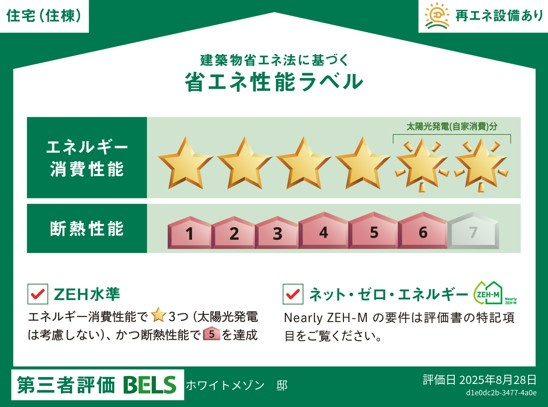 ホワイトメゾンの省エネ性能ラベル|★住棟ラベル★
