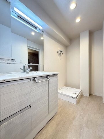 マンションニュー緑台B棟の独立洗面台