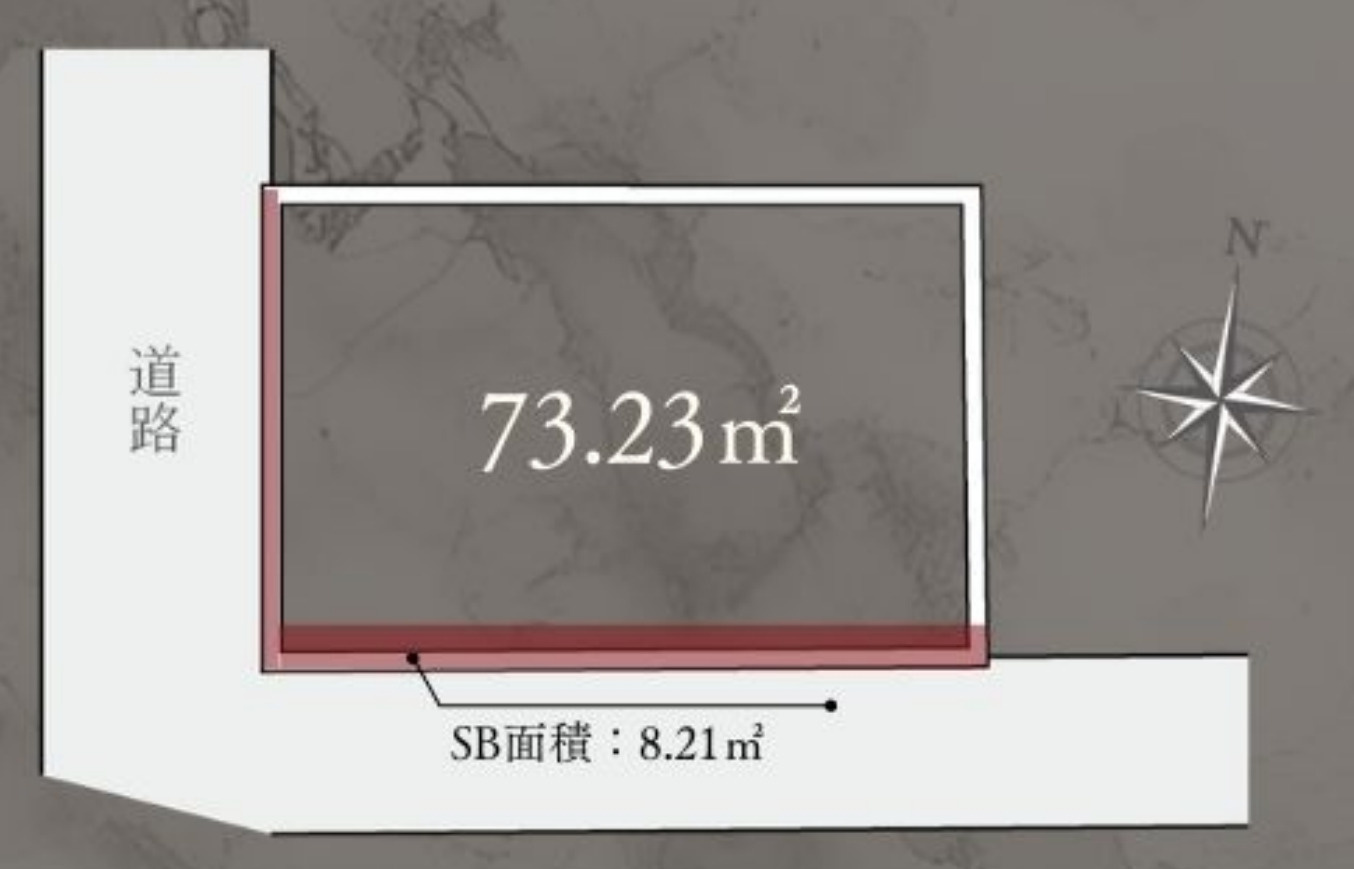 横浜市港北区篠原東1丁目 新築戸建て【仲介手数料無料】の区画図