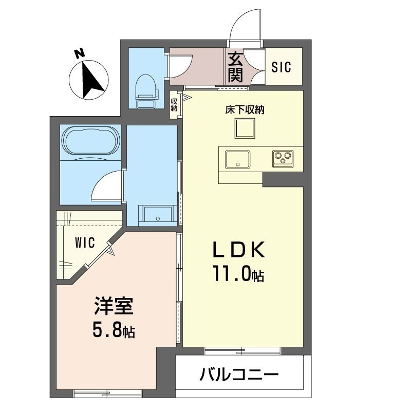 ファヴォーレの間取り