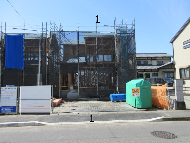 新築戸建　深谷市上柴町西1-16-10（全4棟）の前面道路含む現地写真