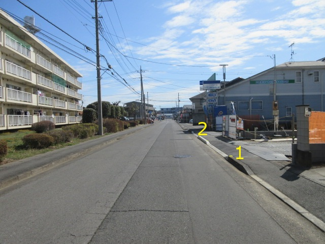 新築戸建　深谷市上柴町西1-16-10（全4棟）の前面道路含む現地写真