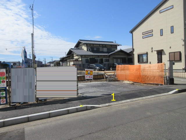 新築戸建　深谷市上柴町西1-16-10（全4棟）の前面道路含む現地写真