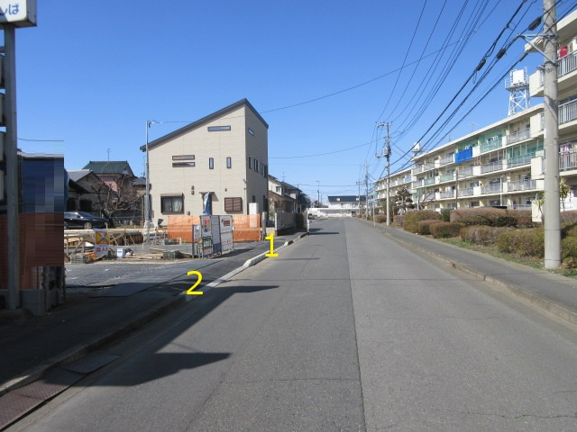 新築戸建　深谷市上柴町西1-16-10（全4棟）の前面道路含む現地写真