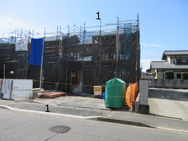 新築戸建　深谷市上柴町西1-16-10（全4棟）の前面道路含む現地写真