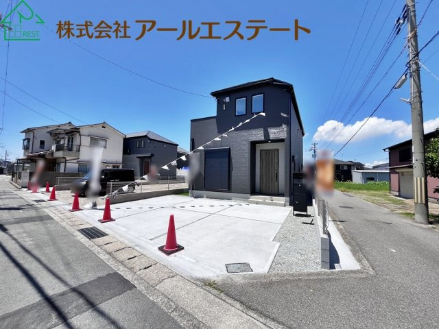 加古郡播磨町二子　1期　　山陽電鉄「西二見駅」徒歩9分の前面道路含む現地写真