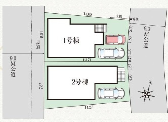 【区画図】 | グラファーレ成田市中台2丁目12期
