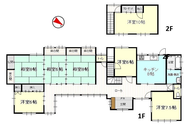 新潟市西区木山の間取り