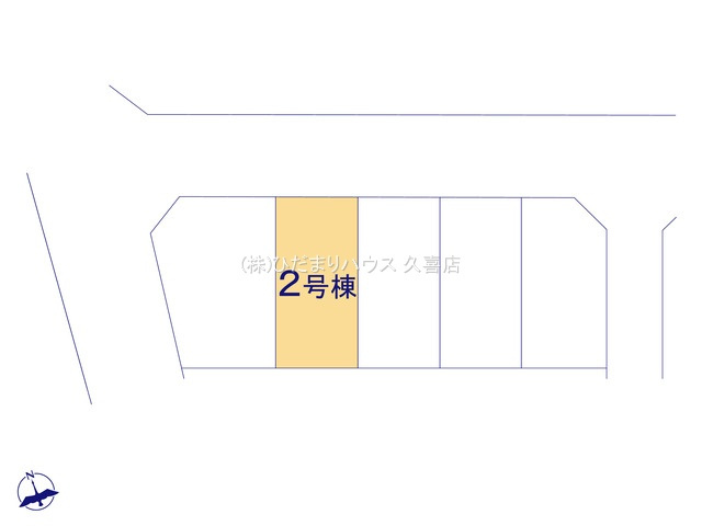 加須市三俣1丁目　新築一戸建て　02　リーブルガーデンの区画図|全5区画
