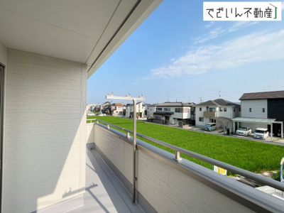 【バルコニー】 | Livele Garden.S鴻巣市松原3期　新築住宅 | ≪5号棟≫
現地(2026年7月撮影)